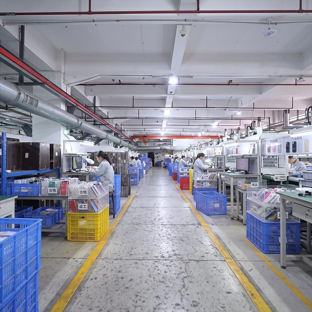 Assembly line · standardised workflow
