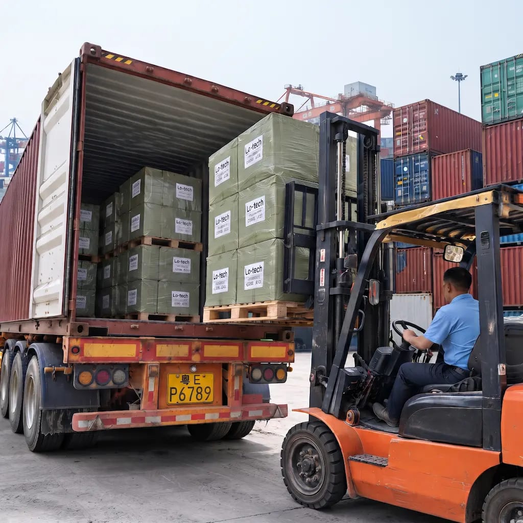 Container loading · FCL and LCL sea freight